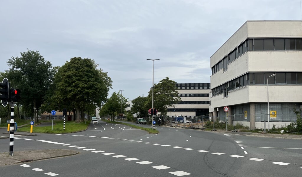 Tussen de Kruithuisweg en de Tanthofdreef zal naar verwachting hoogbouw worden gebouwd 