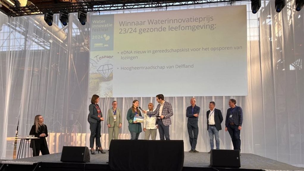 Delfland is winnaar van de Waterinnovatieprijs gezonde leefomgeving 