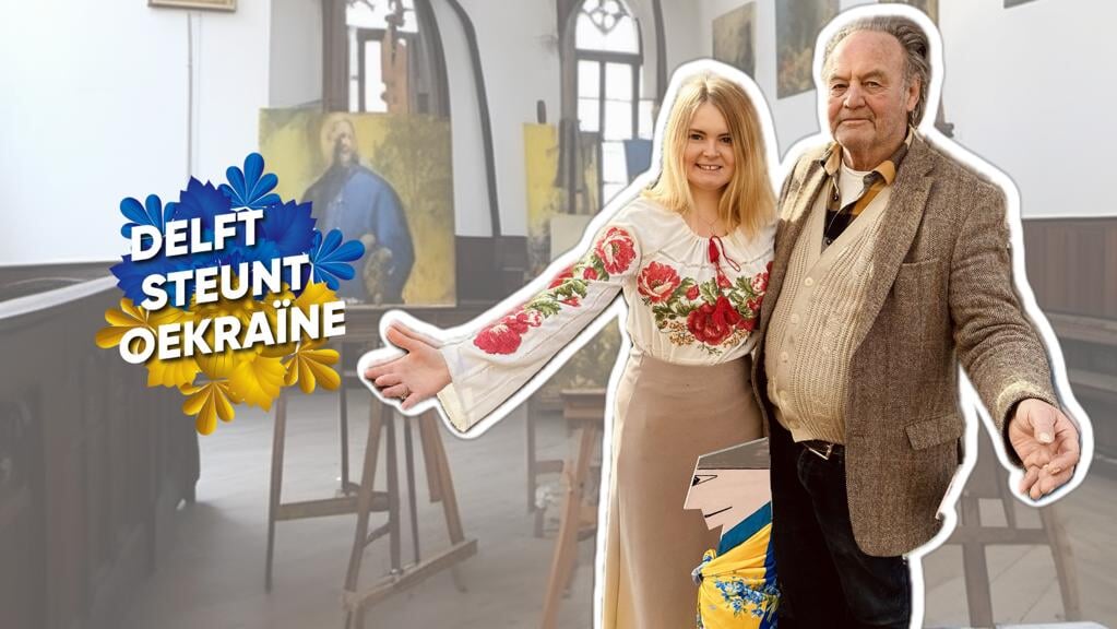 Kunstenaars Alyona Kudrenko en Tijn Noordenbos organiseren op zaterdag 24 februari in de fraaie Delftse Génestetkerk een bijzonder kunstevenement voor steun aan Oekraïne.