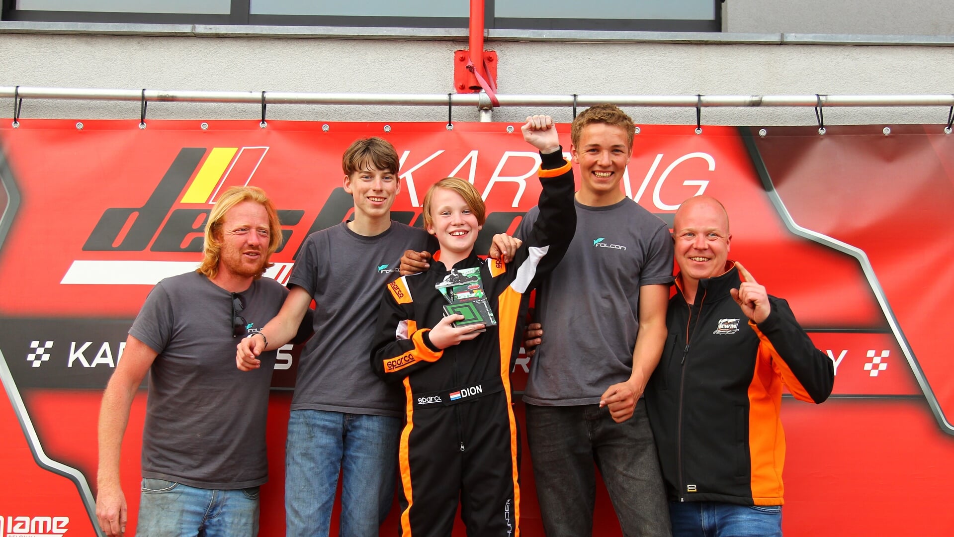 Vorige week zondag won Dion van den Berg de eerste ronde van de GK4 Kart Series. (Bas Kaligis/RaceXpress.nl)