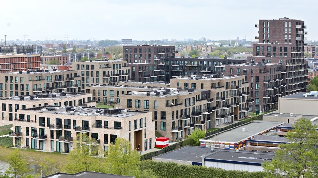 De Kop van de Buitenhof bestaat uit de Reinier de Graaf- en Juniusbuurt (Foto: Koos Bommelé)