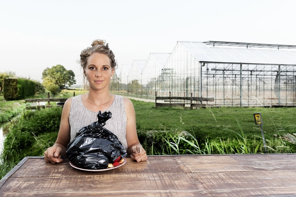 De visie van Mirte is om een verandering teweeg te brengen omtrent voedselverspilling (Foto: Marianne Q Fotografie)