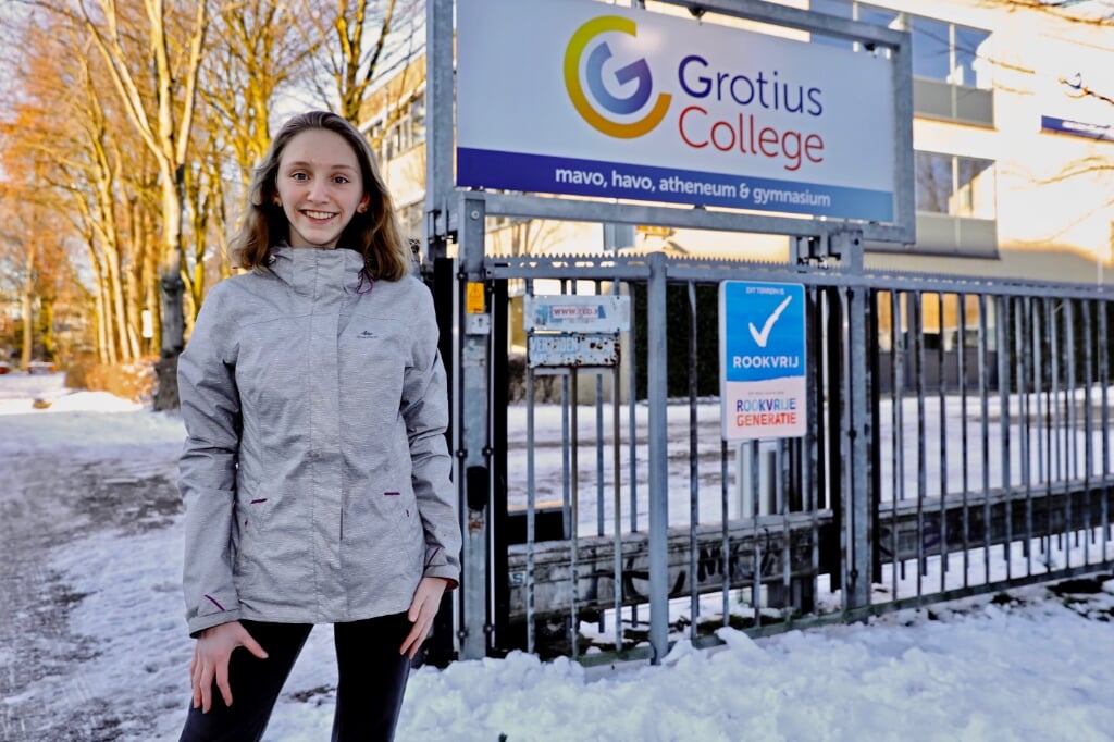 Solenne raadt tweetalig onderwijs op het Grotius College zeker aan (Foto: Koos Bommelé)