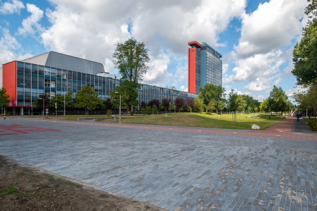 TU Delft wil op de campus meer groen, meer ruimte en een autoluw binnengebied 