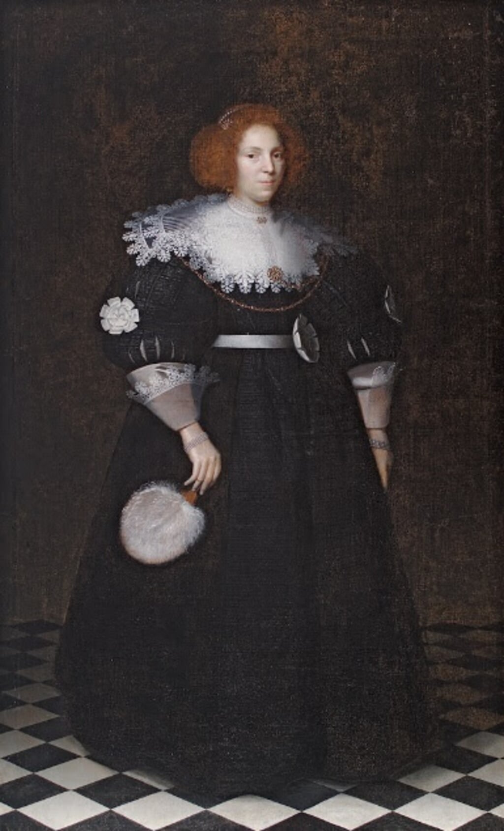 Portret van Maria Overlander (1603-1678) 