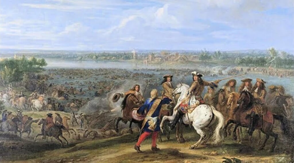 Afbeelding 1672, Frankrijk valt de Republiek binnen 