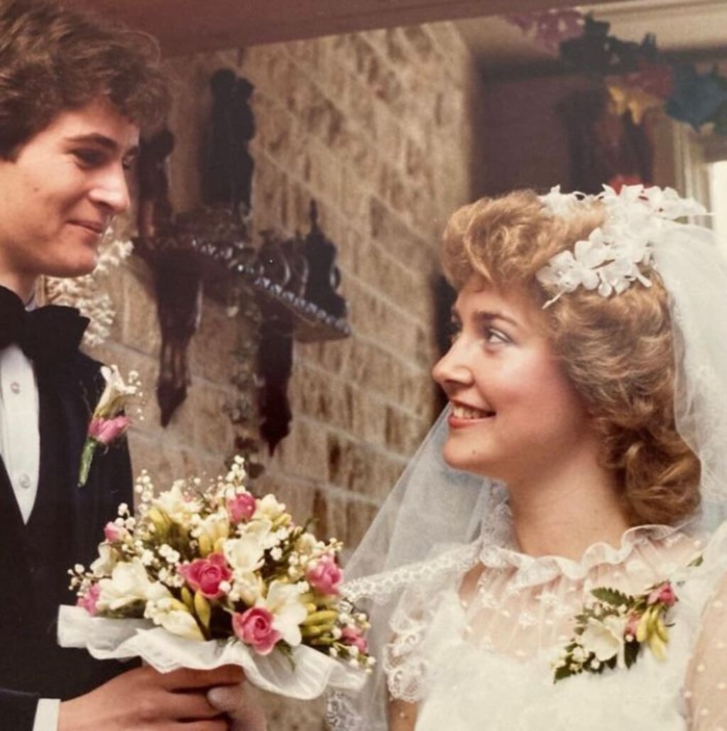 Co en Jacqueline trouwen in 1983