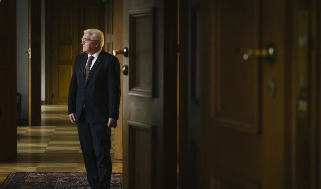 <p>Frank-Walter Steinmeier fotografret i Schloss Belevue, Berlin - forbundspræsidentens residens.</p> (Presse- und Informationsamt der Bundesregierung)