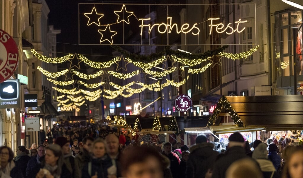 Julemarkedet i Flensborg vil finde sted fra 22. november til 31. december i år. Arkivfoto:  (Martin Ziemer )