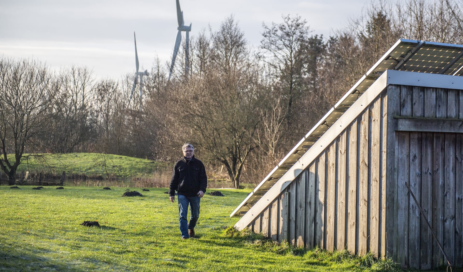 Klixbülls borgmester, Werner Schweizer (kommunal vælgerforening) står i spidsen for at omsætte verdensmålene i den lille kommune med de mange vindmøller. 
Foto: Kira Kutscher