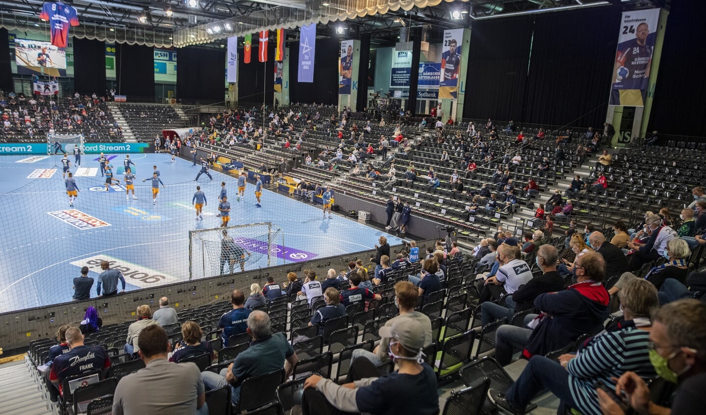 Das Hygienekonzept der SG Flensburg-Handewitt überzeugt, deshalb dürfen auch weiter Zuschauer in die Flens-Arena. Foto: Tim Riediger