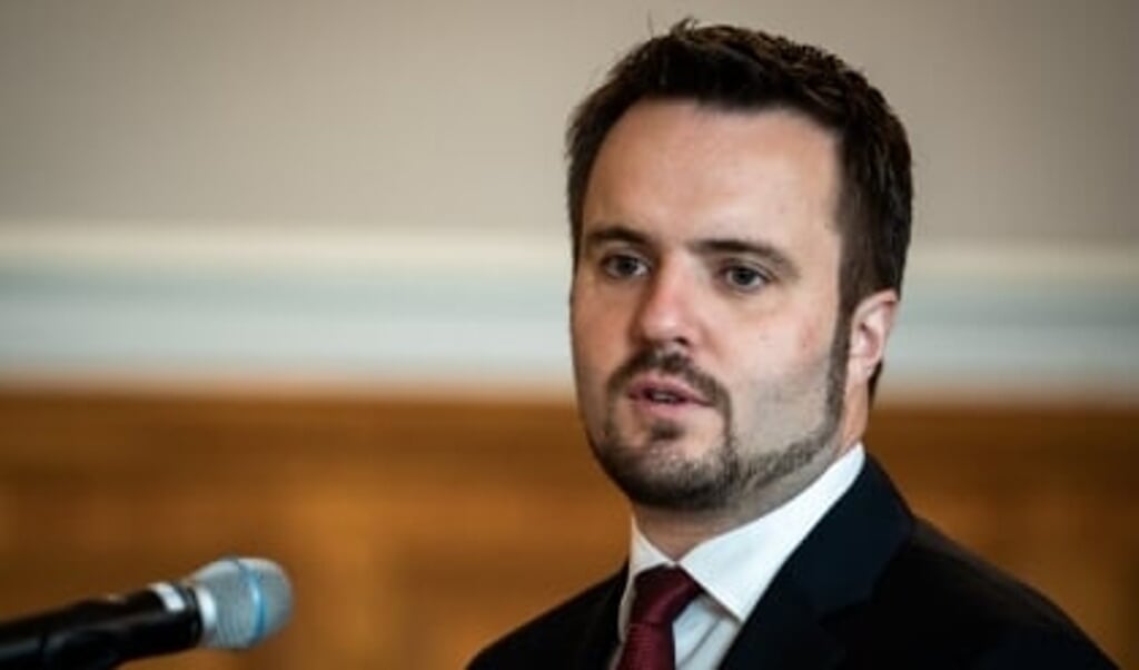 <p>Erhvervsminister Simon Kollerup (S) kalder sagen om Terma, der har leveret udstyr, der er brugt i krigen i Yemen, for en "alvorlig" sag. (Arkivfoto)</p> (Emil Helms/Ritzau Scanpix)
