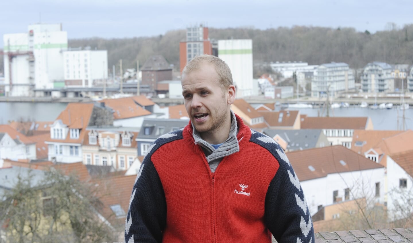 Anders Eggert er uddannet byggeingeniør og havde i sin tid en ide om, at bygge en tunnel under Flensborg fjord. »Det blev aldrig til noget, måske fordi jeg ikke fik afleveret mit projekt«, siger han storgrinende.