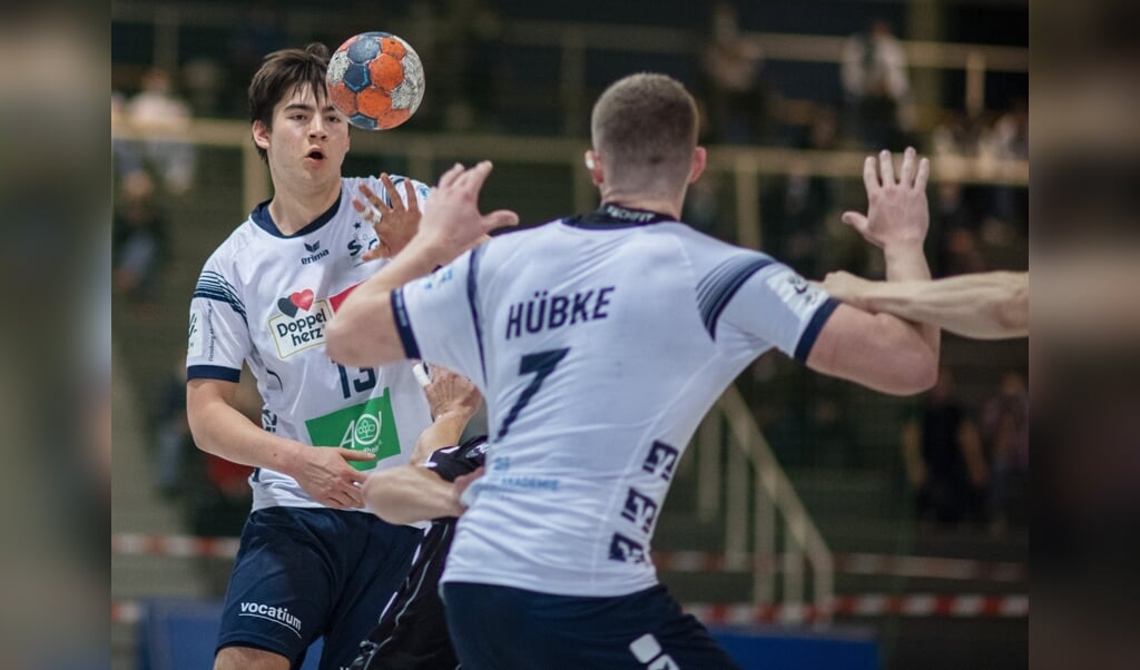 Für Oscar von Oettingen (l.) und Torben Hübke geht es mit der A-Jugend der SG Flensburg-Handewitt wieder los im Kampf um die Deutsche Meisterschaft. ( Tim Riediger)