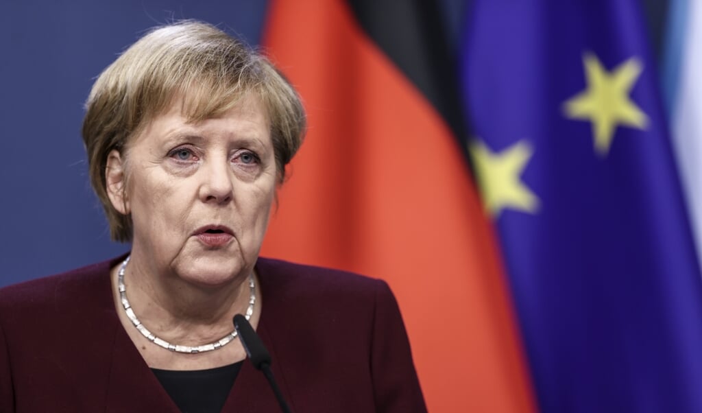 Angela Merkel har fået opbakning til de voldsomste forholdsregler siden nedlukningen i foråret. . Kenzo Tribouillard/AFP Pool/AP/dpa. (dpa)