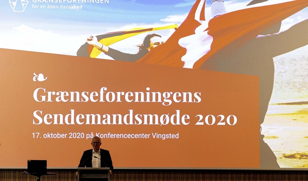 Grænseforeningens Sendemandsmøde i Vingsted i 2020. Jens Andresen Lars Salomonsen (Lars Salomonsen.)
