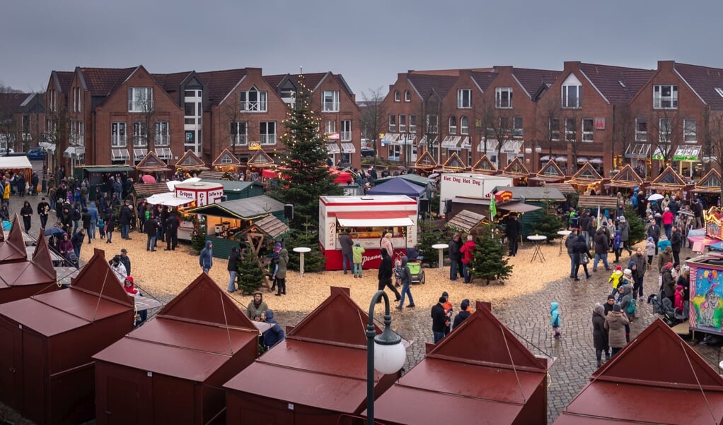 I år bliver det ikke muligt at opleve julemarkedet i Harreslev. I kommunen bliver der dog arbejdet på en alternativ mulighed, der skal sikre en festlig stemning på torvemarkedet i juletiden. (Arkivfoto: Rolf Warnke)