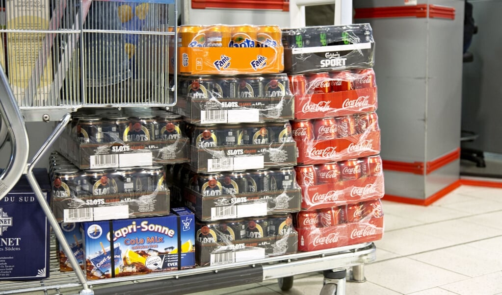 Det er tillokkende at tage til Tyskland for at købe ind til julen. Hvis kommunalt ansatte i sønderjyske kommuner gør det for tiden, vanker der 14 dage i ulønnet selvisolation. Arkivfoto: Lars Salomonsen. (Lars Salomonsen/BorderPress.dk)