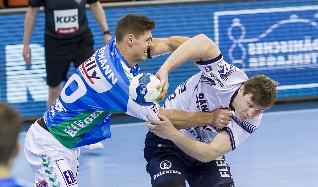 Für Gøran Søgard und die SG wartet bei Frisch Auf um DHB-Nationalspieler Sebastian Heymann, der gerade seinen Vetrtrag bis 2024 verlängert hat, eine schwere Aufgabe. ( Lars Salomonsen)