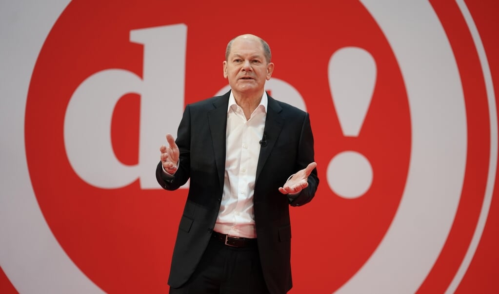 Finansminister og kanslerkandidat Olaf Scholz (SPD) vil indføre en lovmæssig mindsteløn i Tyskland på mindst 12 euro. ( Jörg Carstensen/dpa)