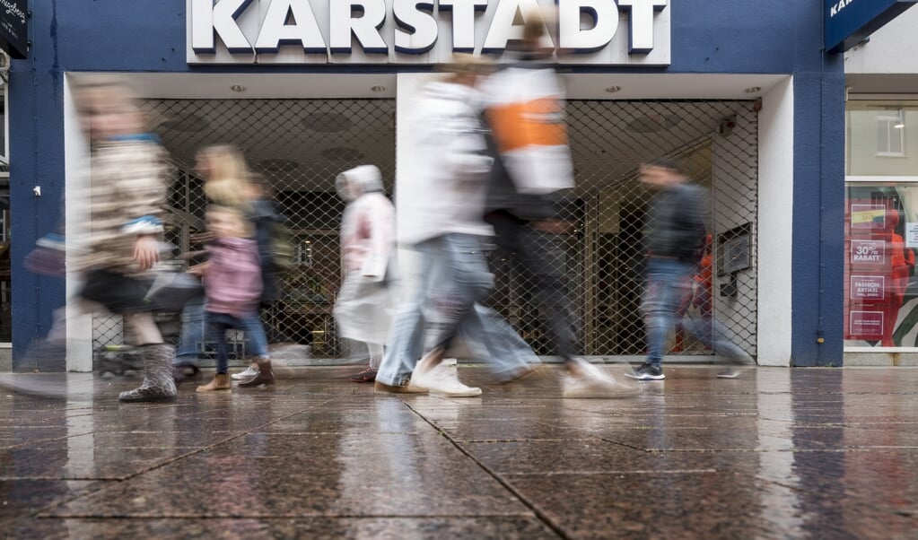 Karstadt i Flensborg lukkede i juni 2020.    (Martin Ziemer)