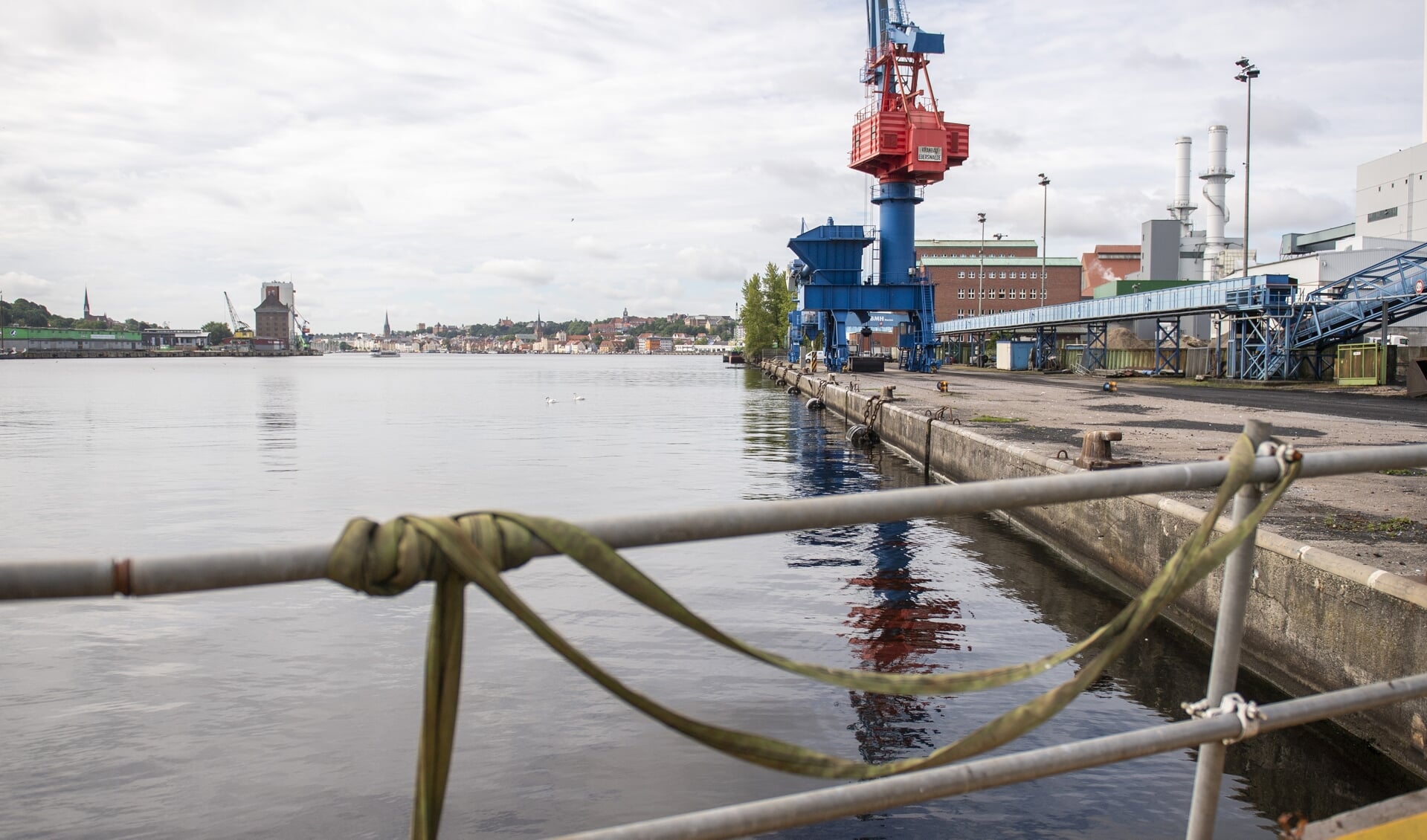 Die Ostseite des Flensburger Hafens wird sich in den kommenden Jahren deutlich verändern. Archivfoto: