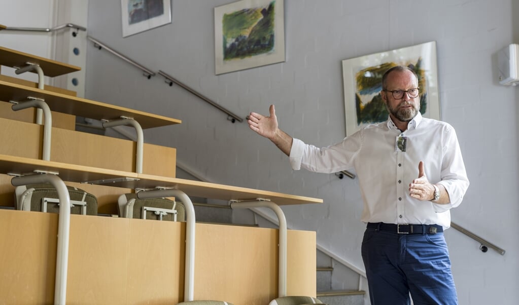 Pandemiåret var hårdt ved Jaruplund Højskole, hvor forstander Karsten Dressø kan berette om en halvering af kursisterne på de korte kurser og et underskud på 80.000 euro. Men forstanderen er optimistisk for 2021. ( Martin Ziemer)