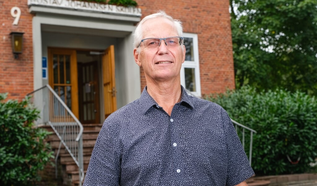 <p>Ole Uth kommer til at savne Gustav Johannsen-Skolen »med alt, den indeholder«, når han går på pension. Skoleinspektørens sidste dag på skolen er mandag den 31. august. </p> ( Sven Geißler)