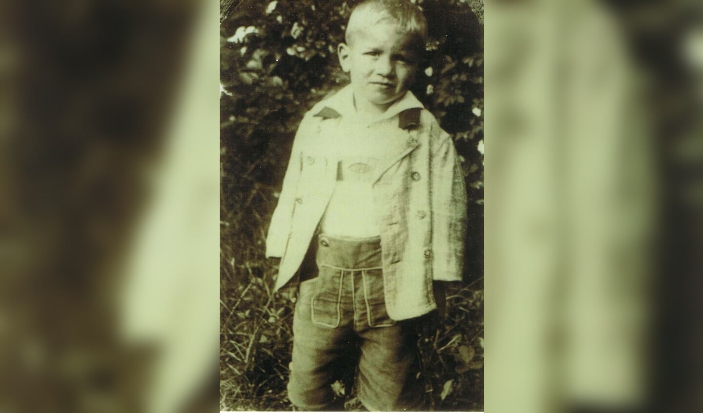 Ernst Lossa som tre-årig - da han endnu levede sammen med sine forældre.