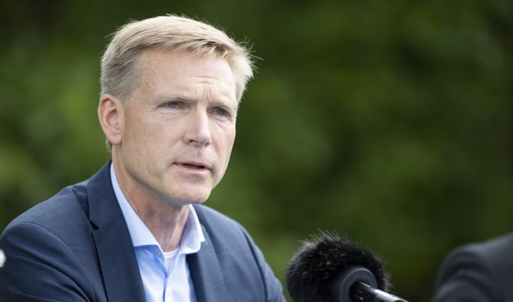 <p>Danmark skal kunne rejse et hegn ved grænsen til Tyskland, mener Kristian Thulesen Dahl.</p> ( Frank Cilius/Ritzau Scanpix)