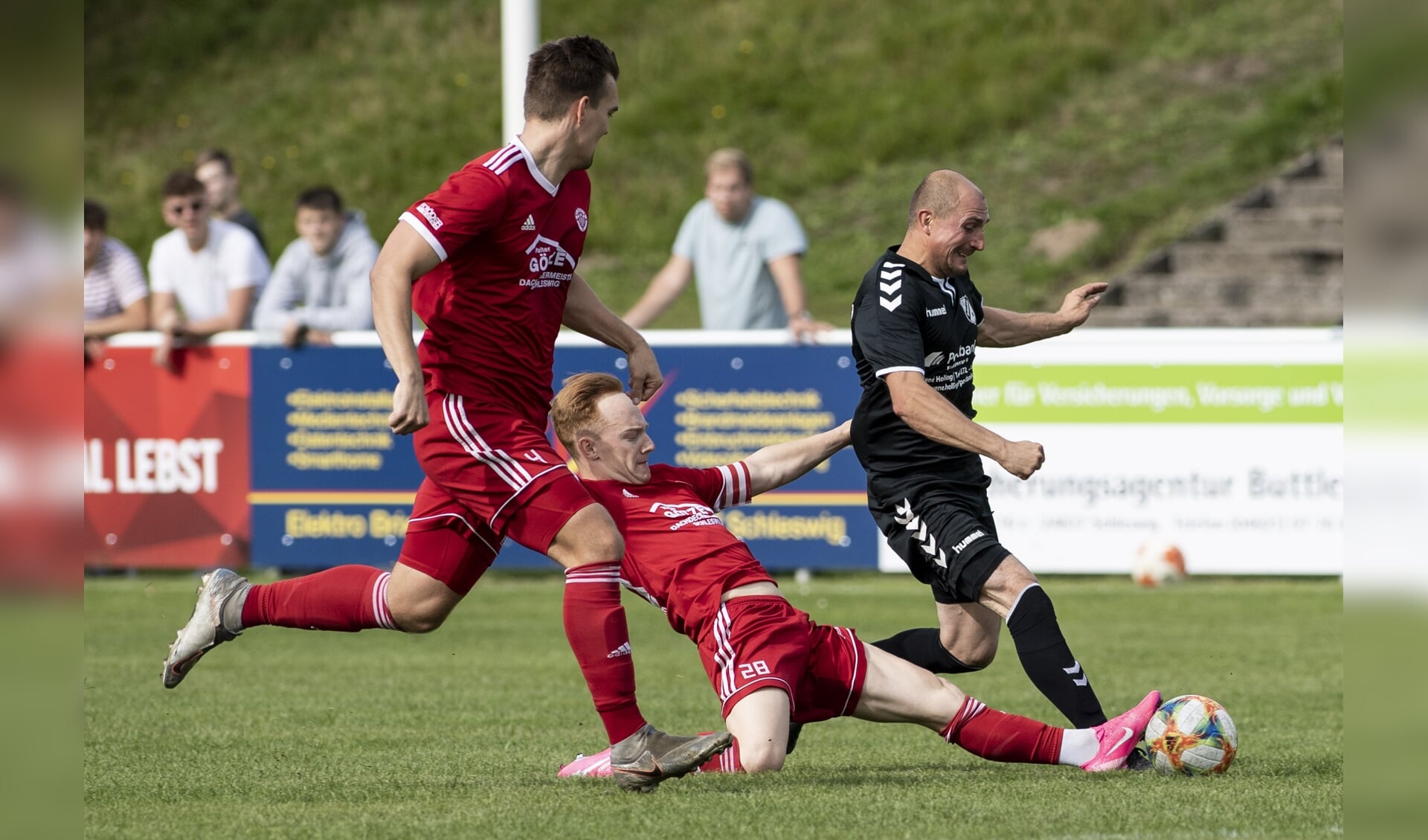 Rassige Zweikämpfe um den Ball wird es für die Verbandsliga-Fußballer von Slesvig IF vor der Winterpause im Ligabetrieb nicht mehr geben.