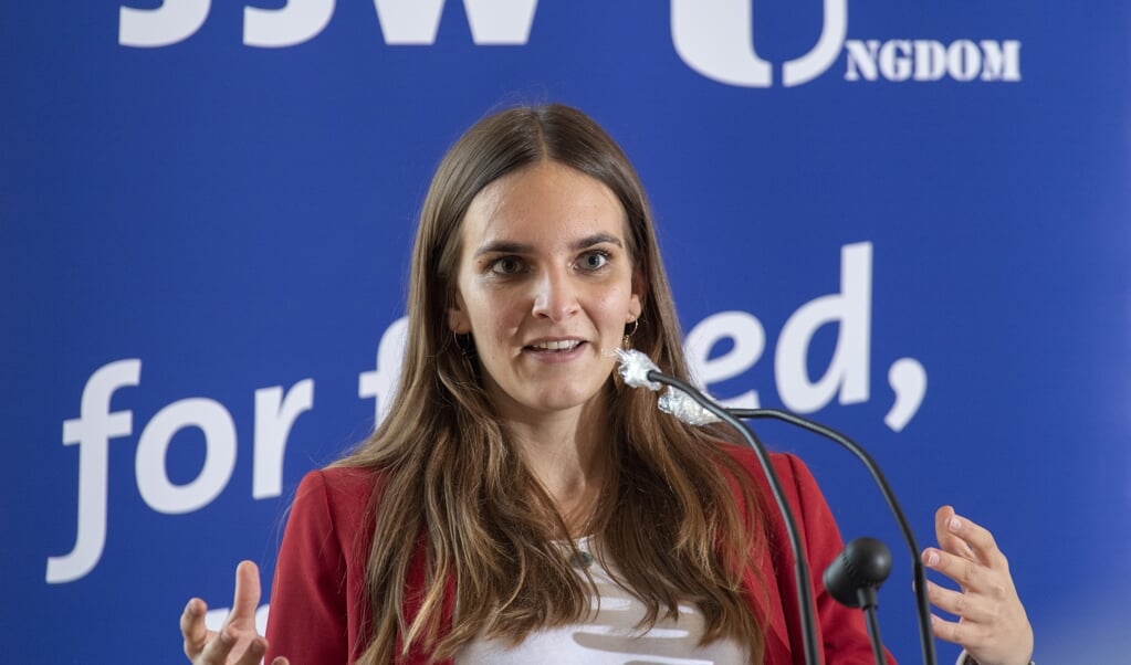 Maylis Roßberg er ny styrmand i SSW-Ungdom. Hun skal også blande sig helt fremme, når det gælder store SSWs kandidater op til Forbundsdagsvalget. Tim Riediger (Tim Riediger)