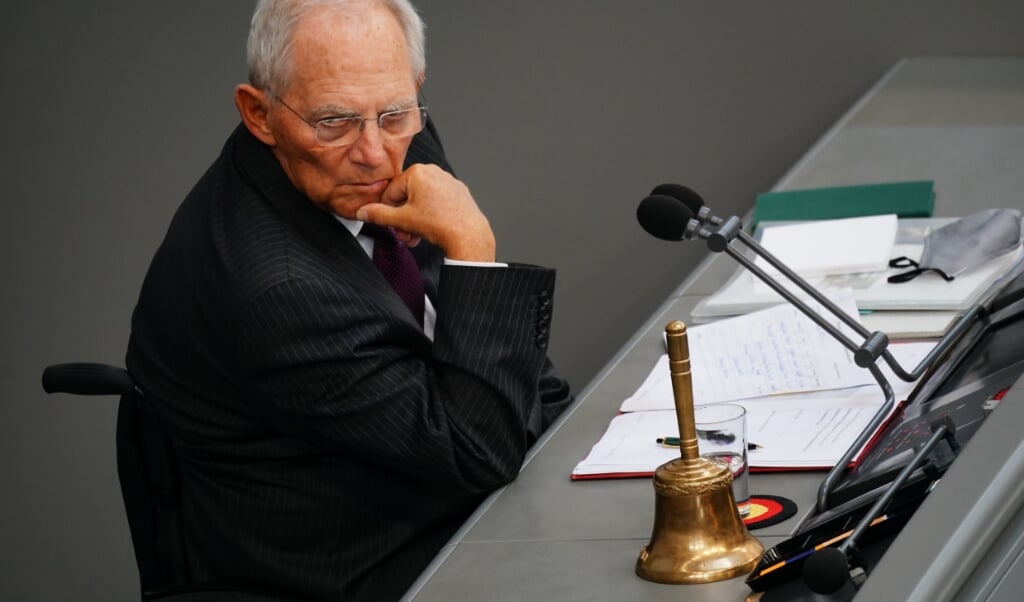 Wolfgang Schäuble mener, han kan være en stabiliserende faktor i en tid, hvor meget er i opbrud.  ( Michael Kappeler/dpa.)
