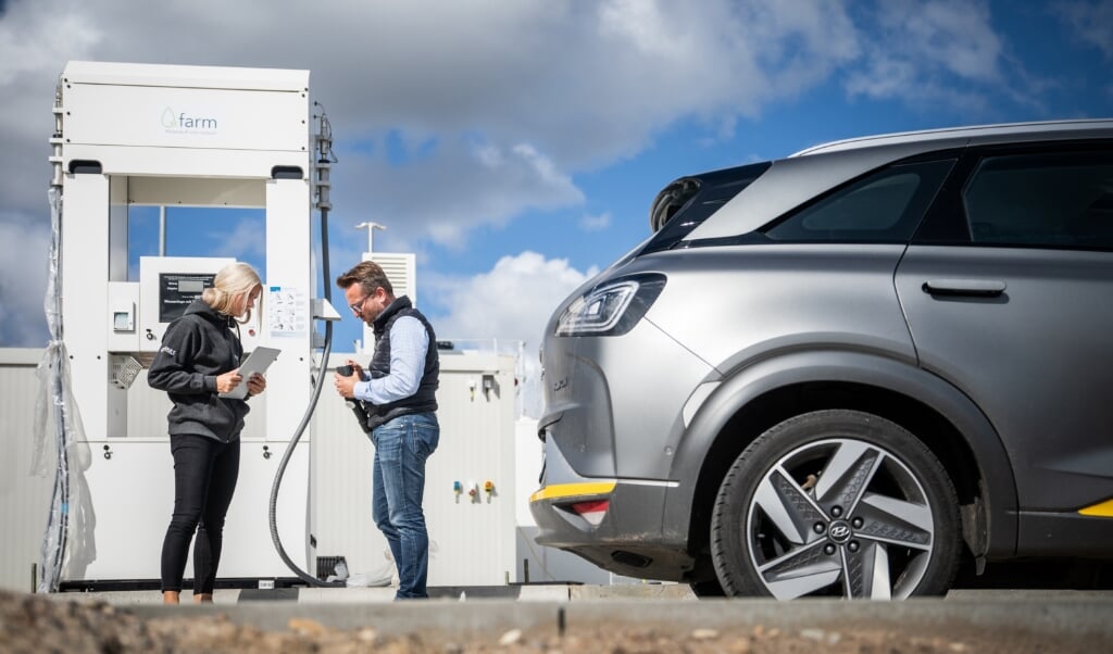 Brint lavet på grøn energi kan takket være GP Joule tankes i Nibøl og Husum. GP Joule (GP Joule )
