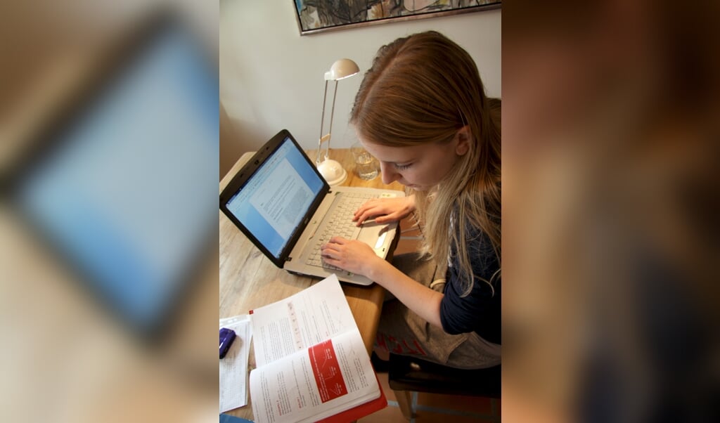 De større skriftlige opgaver presser sig på. Nu kan alle skoleelever og studerende booke en lokal bibliotekar til en halv times online hjælp, så skriveprocessen lettes en lille smule. (Aabenraa Bibliotekerne)