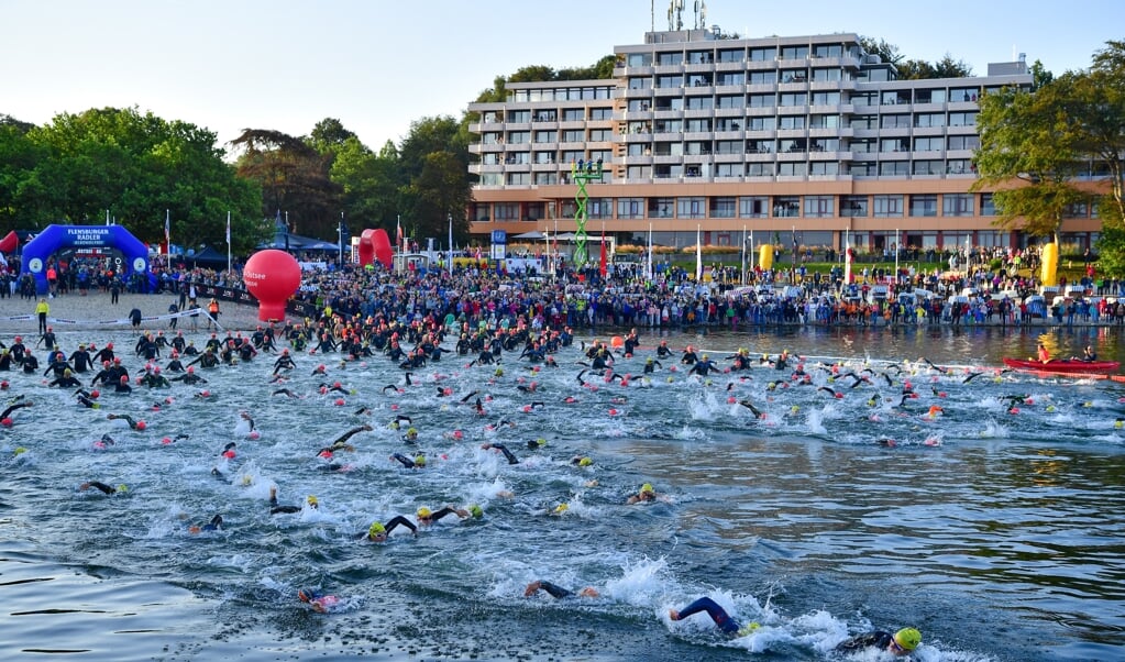 Der letzte Ostseeman wurde 2019 gekürt, nachdem die Triathlon-Veranstaltung im vergangenen Jahr Corona zum Opfer gefallen war. (Archivfoto)