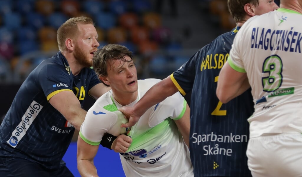Jim Gottfridsson gehört auch bei Schweden zu den Dauerbrennern und hat gegen Slowenien fast 50 Minuten auf dem Feld gestanden. ( IHF)