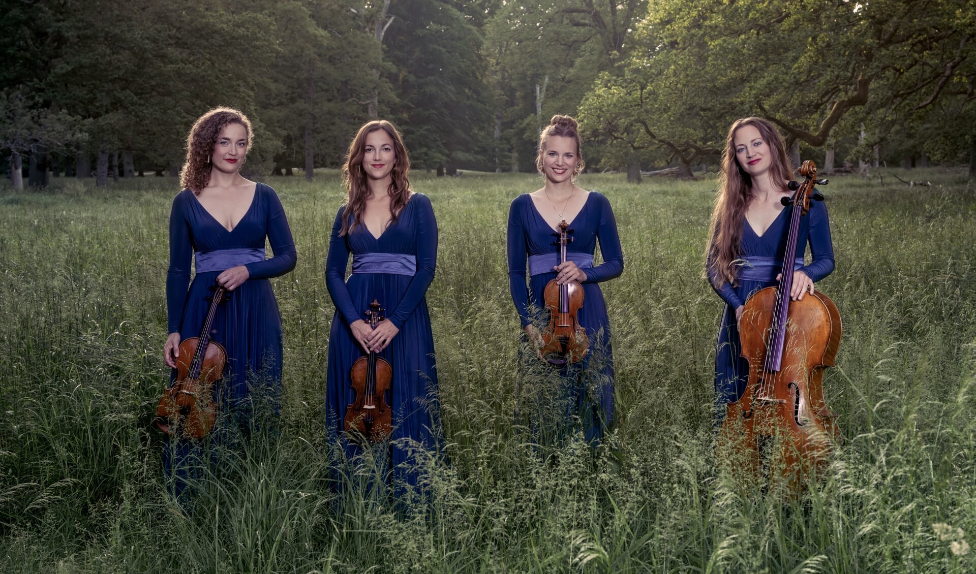 Det prisbelønnede danske ensemble Nightingale String Quartet er gået i gang med at indspille samtlige Vagn Holmboes strygekvartetter. Foto: 
