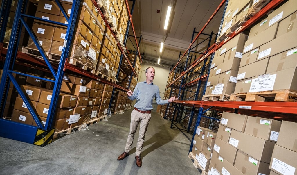 Torben Jung Laursen var indtil 2018 medejer af Juta Pharma på Gutenbergstraße i Flensborg. Han har solgt til indiske USV, der har gjort firmaet til en af de tre største inden for det store tyske marked for diabetes II-medicin. (Sven Geißler)