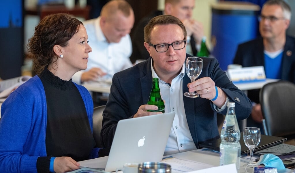 SSWs ny formand Christian Dirschauer og 1. næstformand, Sybilla Nitsch, er klar til at arbejde som et team. ( Tim Riediger)