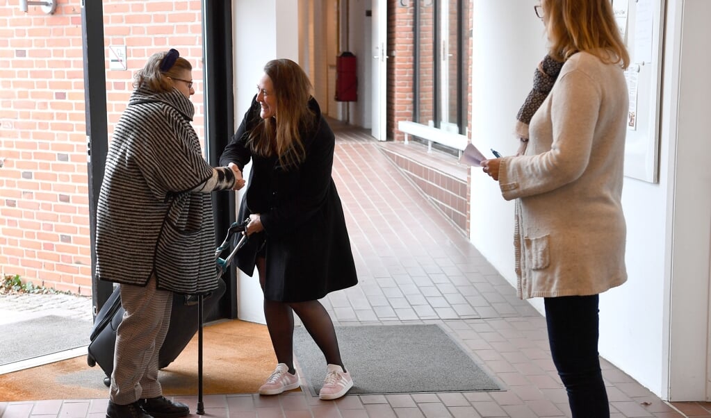 Velkommen til: I de sidste dage af december 2019 vendte de første kursister tilbage til den genåbnede Løgumkloster Højskole. Selv som skolen, som alle andre, har haft store corona-udfordringer i det første år, er den kommet lovende fra start. Arkivfoto: (Claus Thorsted, JydskeVestkysten)