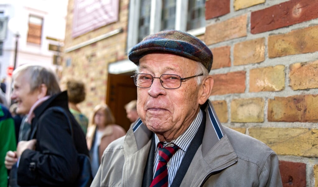 Christian B. Karstoft, her fotograferet ved udgivelsen af den nye dansk-tyske salmebog i 2015, blev 98 år gammel. Arkivfoto: (Lars Salomonsen)