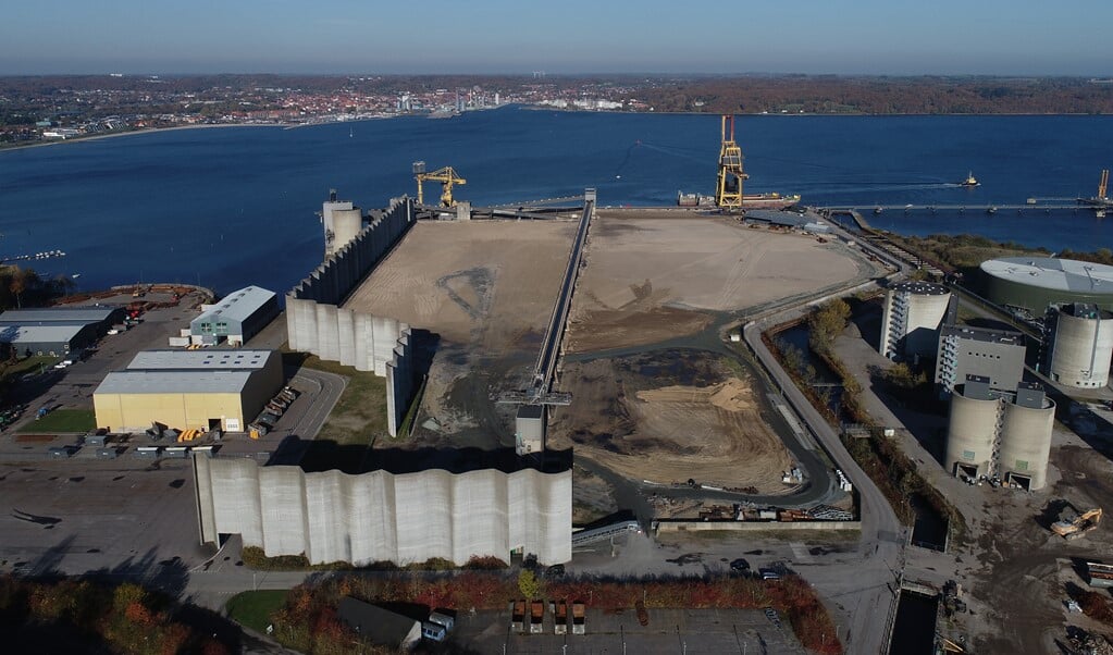 Aabenraa Havn overtog den 1. november Vattenfalls tidligere arealer på havnen i Ensted. (Aabenraa Havn, JydskeVestkysten)