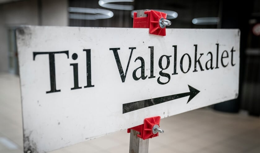 Klokken 20 lukkede valglokalerne i Danmark. Foto: