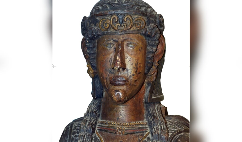 Jeanne d’Arc i Nordborg, som Nordborg Lokalhistoriske Arkiv har overdraget til Museum Sønderjylland.   (Sønderjysk Månedsskrift)