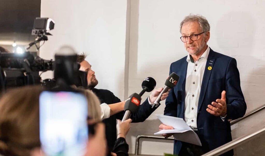 Jørgen Popp Petersen fra Slesvigsk Parti bliver Tønders borgmester.   ( Anders Kibbel)