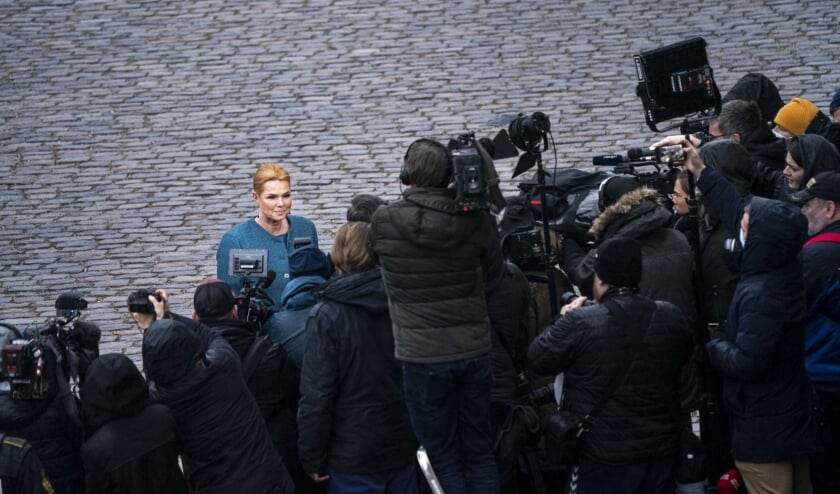 Inger Støjberg ankommer til Eigtveds Pakhus hvor Rigsretten afsiger dom i sagen.