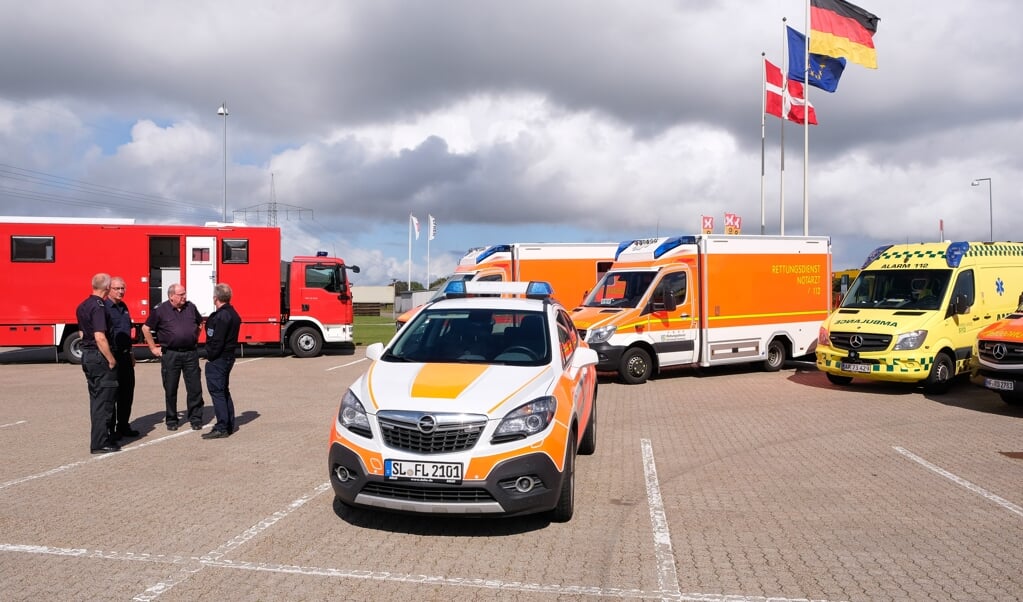 Die grenzüberschreitende Zusammenarbeit ist vielfältig, auch das Rettungswesen gehört dazu. Viel Basisarbeit in der Region Sønderjylland/Schleswig wird in den Fachauschüssen »Arbeit«, »Kultur« und »grenzregionale Entwicklung« geleistet. Archivfoto: (Sven Geißler)