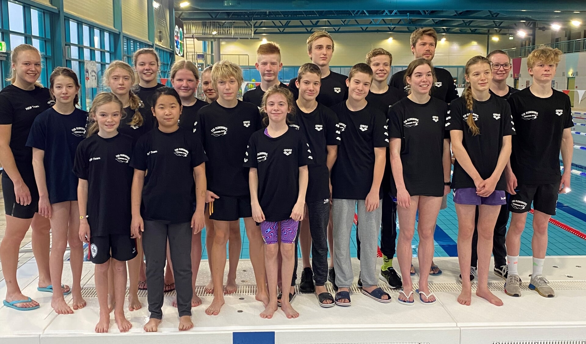 Das Schwimm-Team des TSB Flensburg hat sich insgesamt 30 Medaillen gesichert.