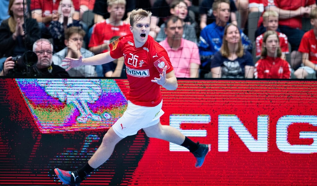 Johan Hansen skal løfte arven efter Lasse Svan i den kommende sæson på højre fløj i SG Flensburg-Handewitt. (Arkivfoto)